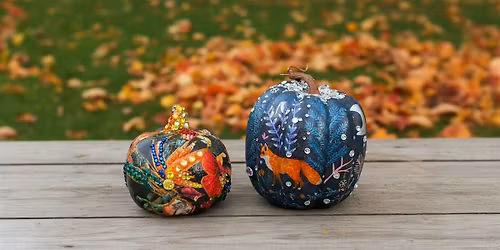 Sparkle & Sip: Pumpkin BeDazzling Workshop \u2728