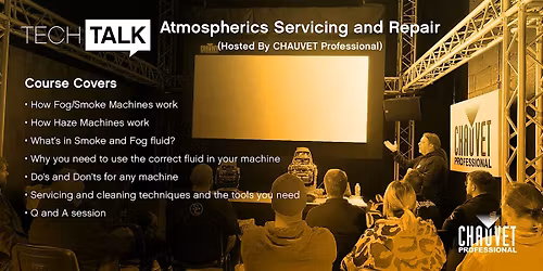 CHAUVET Professional Atmospherics Service and Repair TSL Lighting