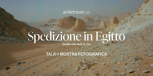 arch\u00e8travel Live | Spedizione in Egitto
