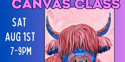 Pink Highland Cow