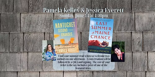 Pamela Kelley and Jessica Everett Author Event