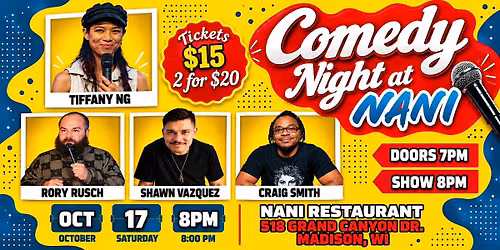 COMEDY NIGHT AT NANI RESTAURANT