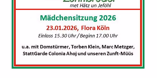 M\u00e4dchensitzung 2026