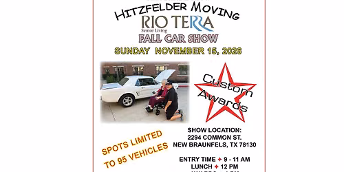 Hitzfelder Moving & Rio Terra Senior Living 4th annual Car show