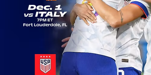 US Women's National Team vs. Italy