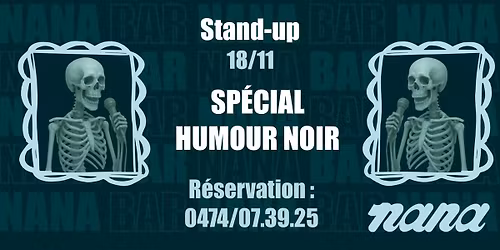 \ud83c\udfa4 Soir\u00e9e Stand-Up Sp\u00e9ciale Humour Noir \ud83d\udda4