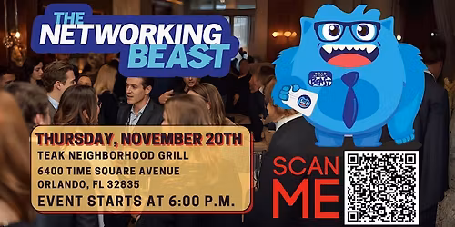 Networking Event & Business Card Exchange by The Networking Beast (Orlando)