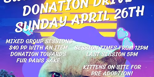 Sweet Axe Auckland Donation Drive for Fur Paws Sake