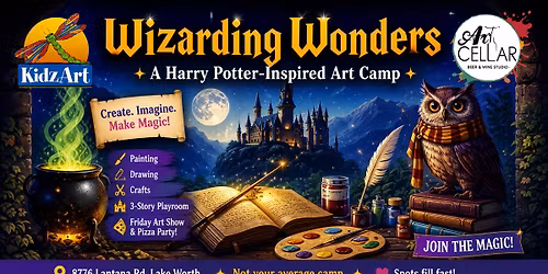\ud83e\uddd9\u200d\u2642\ufe0f Wizarding Wonders: A Magical Art Camp \u2728