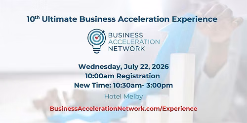 10th Ultimate Business Acceleration Experience