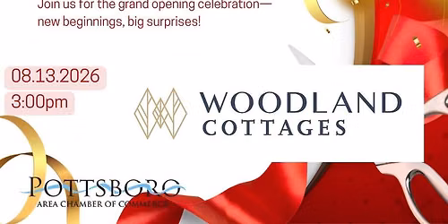 Joint Ribbon Cutting - Woodland Cottages 