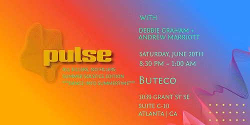 PULSE - DJS DEBBIE GRAHAM, ANDREW MARRIOTT