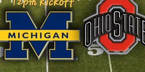UofM vs Ohio State Tailgate Party at the Beach Tiki Bar