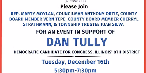 Dan Tully Holiday Fundraiser!