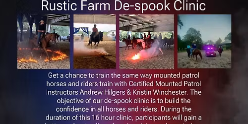 De-Spook and mounted patrol. 