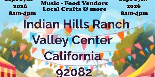 Indian Hill Ranch Street Market --Public Event--