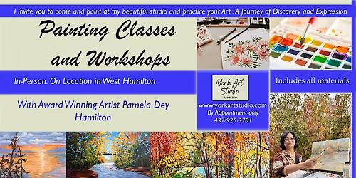 Art Class and Workshop. Creative Art Fun Experience.