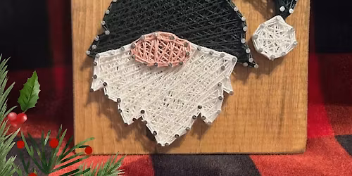 Santa Gnome String Art Class