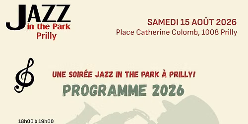 JAZZ IN THE PARK LAUSANNE \u00e0 PRILLY