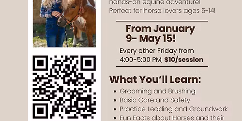 Pickens County 4-H Pony Pals Spring 2026