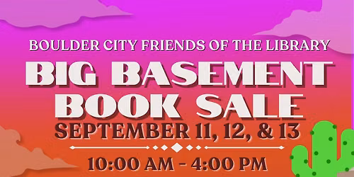 Fall Big Basement Book Sale