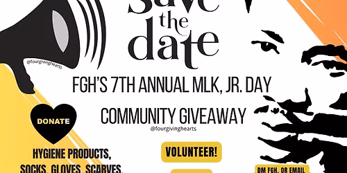 FGH's 7th Annual MLK Day Community Giveaway