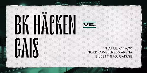 BK H\u00e4cken - GAIS i Allsvenskan