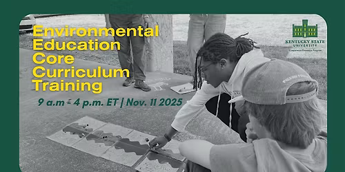 Environmental Education Core Curriculum Training