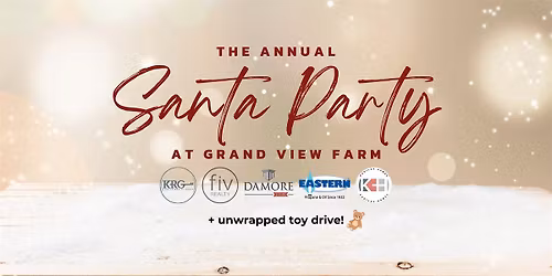 Annual Santa Party at Grand View Farm