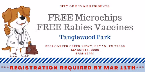 Free Microchip and Rabies Vaccination Event