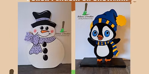 Paint a Porch Penguin or Snowman