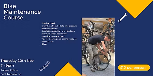 Bike Maintenance Course