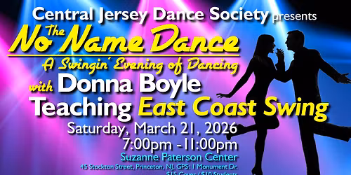No Name Dance: Donna Boyle Teaches East Coast Swing