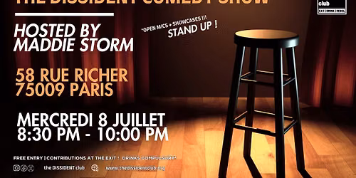 [STAND-UP] The Dissident Comedy Show: hosted by Maddie Storm