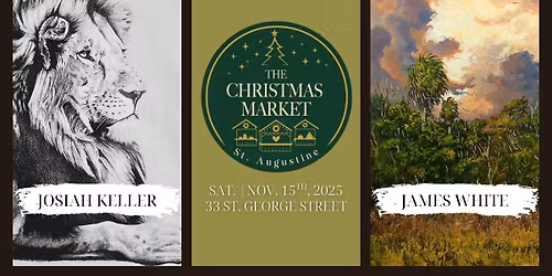 James White & Josiah Keller at the Christmas Market-St. Augustine
