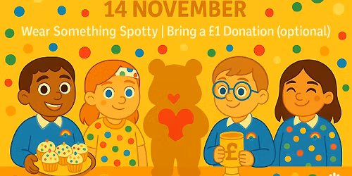 \ud83c\udf89\ud83d\udc9b Children in Need Day \u2013 Friday14th November! \ud83d\udc9b\ud83c\udf89