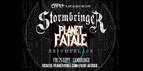 Stormbringer | Planet Fatale | Bright Black