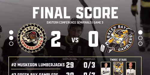 Muskegon Lumberjacks at Green Bay Gamblers