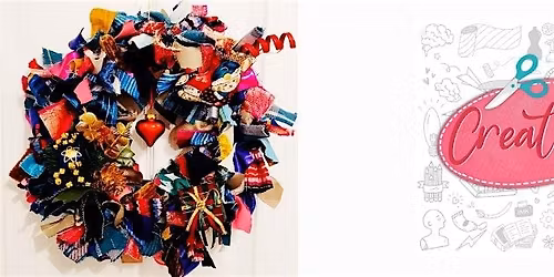 Festive Rag Wreaths with Creatful