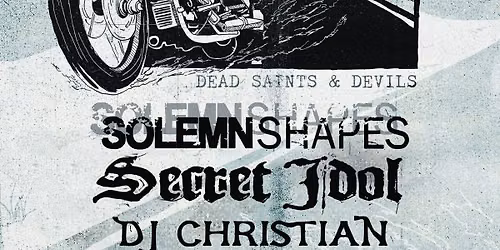 KOMRADS w\/ SOLEMN SHAPES, SECRET IDOL & DJ CHRISTIAN at The Milestone on Monday August 17th 2026