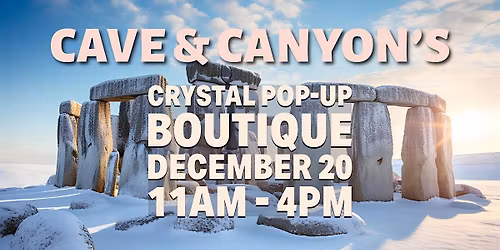 Solstice Crystal Pop-Up Boutique in North-Central Edmonton!