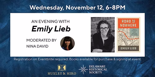 An Evening with Emily Lieb at the Delaware History Museum