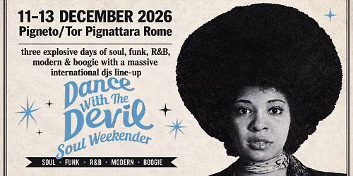 Dance with the Devil Soul Weekender