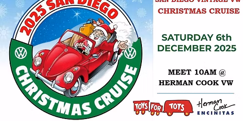 San Diego Vintage VW Christmas Cruise 2025