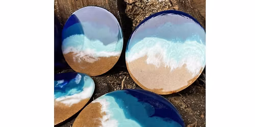 Resin Seascape Coasters Workshop