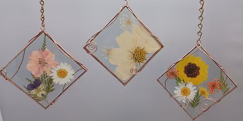 Pressed Flower Suncatchers: Stained Glass Workshop