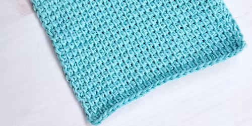 Tunisian Crochet Washcloth