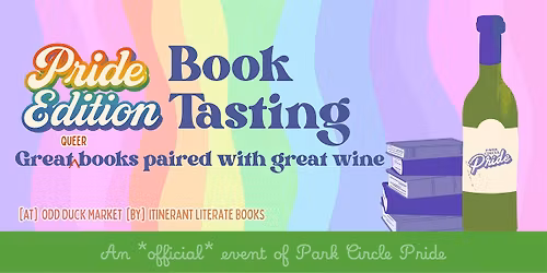 Pride Book Tasting: Great (Queer) Books Paired with Great Wine