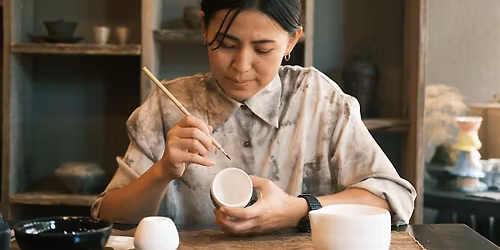 Matcha bowl painting workshop