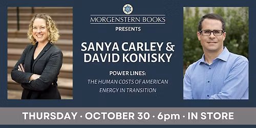 Sanya Carley & David Konisky on "Power Lines"
